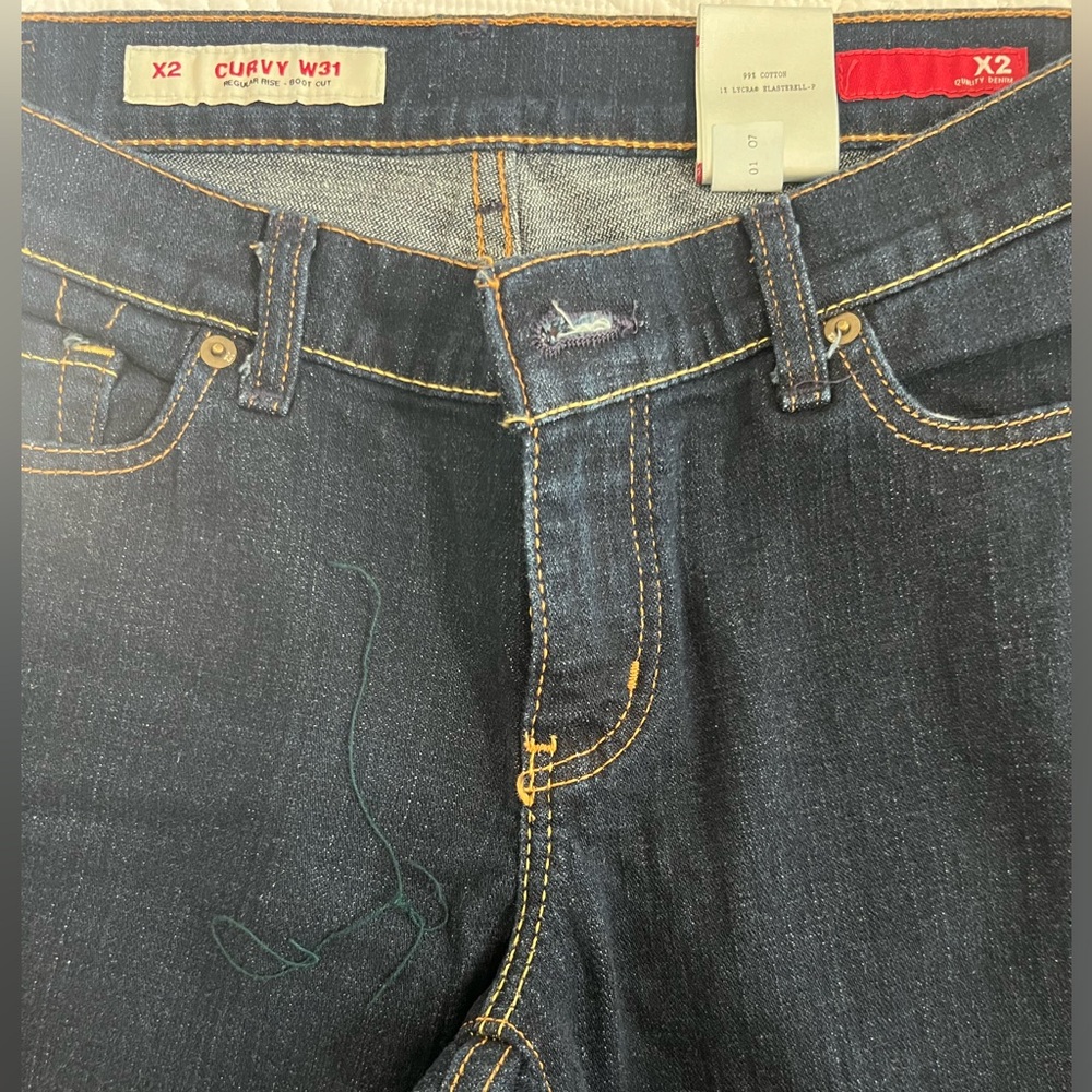 Express Jeans Curvy W31 Regular Rise Boot Cut - Picture 5 of 9